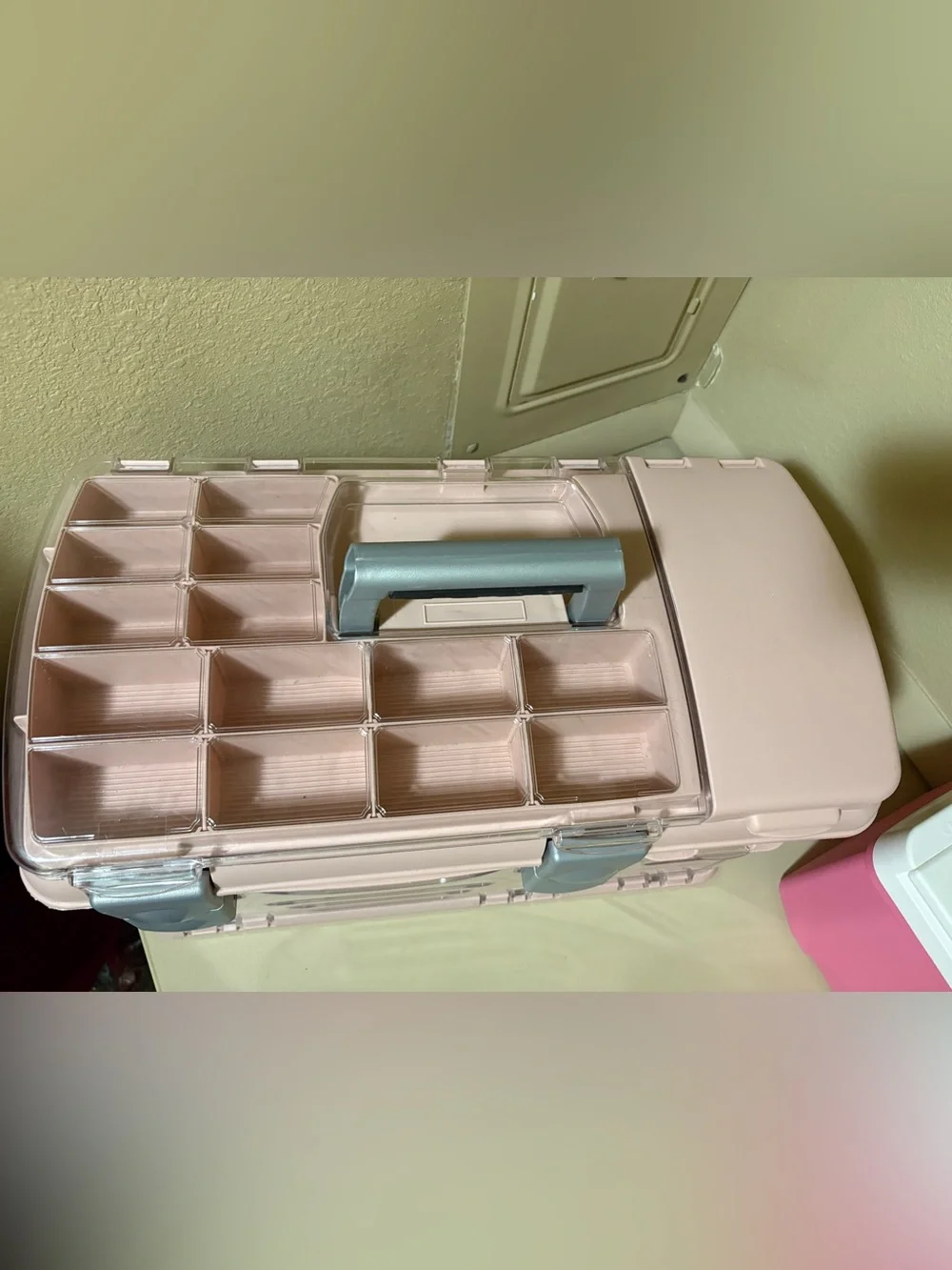 Igloo Pink Cooler - Compact Portable Cooler with White Handle